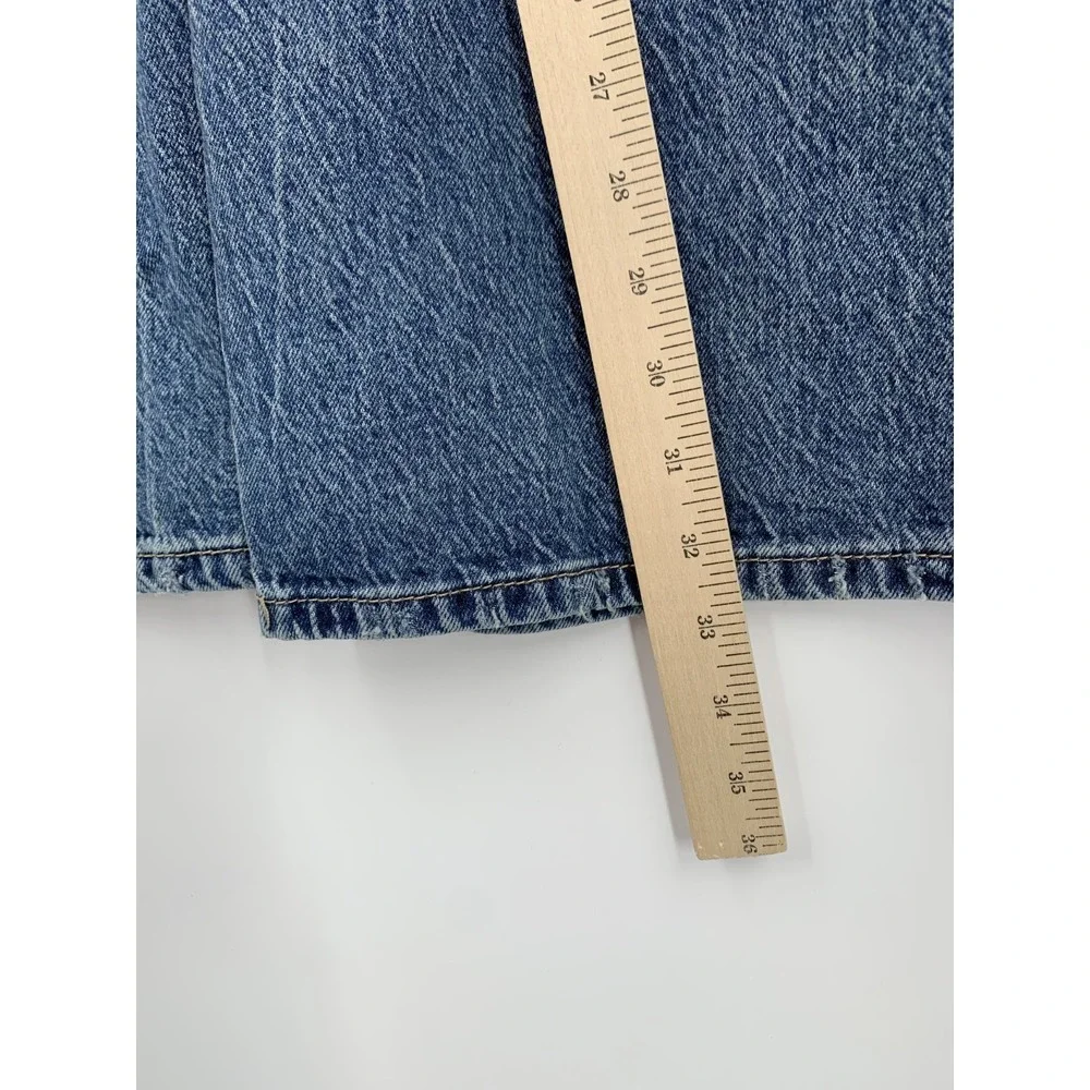 We The Free People Jeans Womens 32 Blue Flare Leg‎ Medium Wash Denim Western